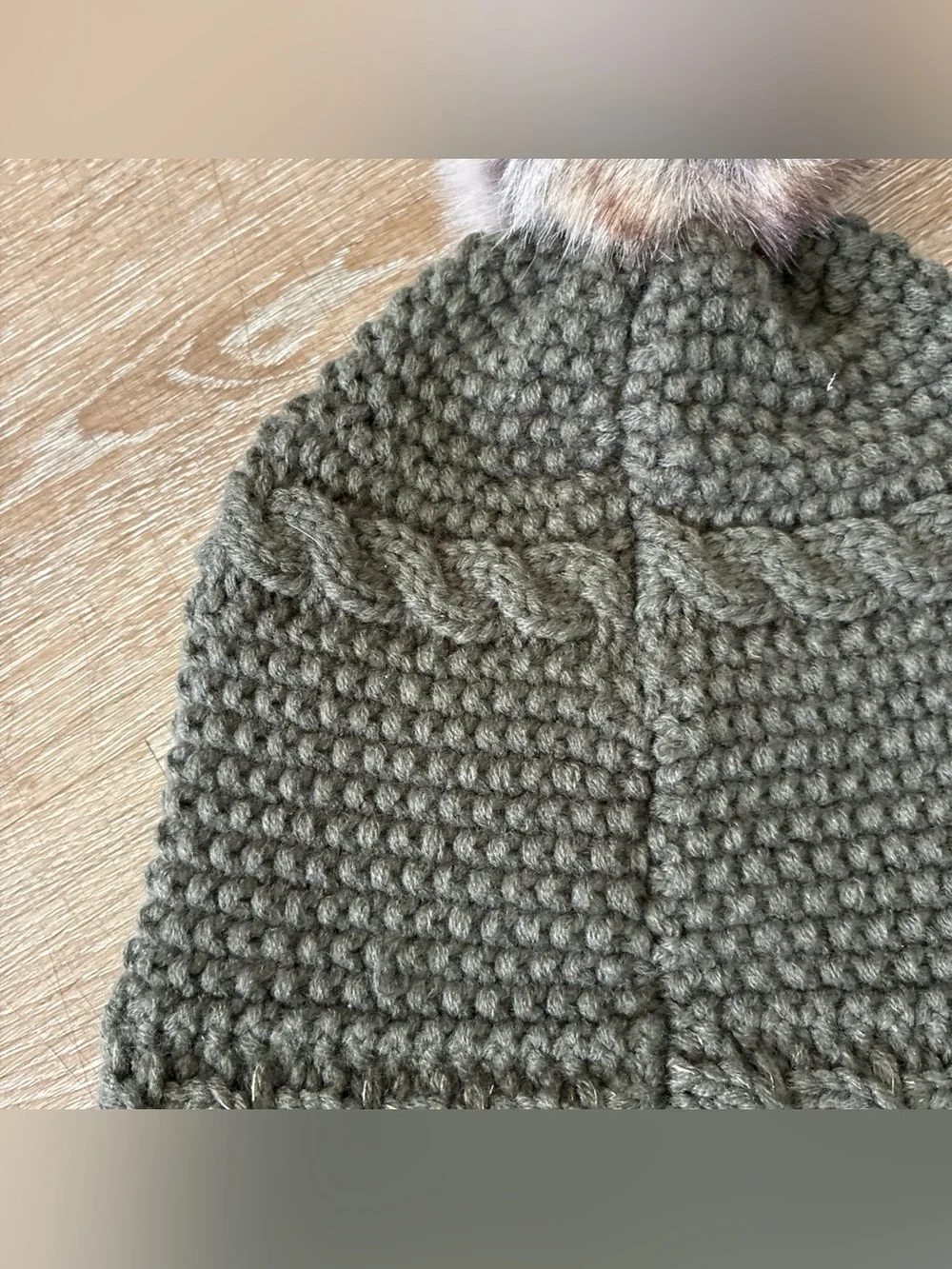 Harley-Davidson Olive Green Beanie Features A Textured Cable Knit